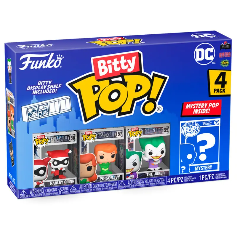 DC Bitty POP! Vinyl Figure 4-Pack Harley Quinn 2,5 cm product photo