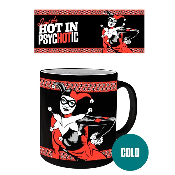 DC Comics Harley Quinn Psychotic heat change mug product photo