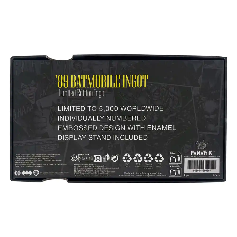 DC Comics Ingot Batman Batmobile XL Limited Edition product photo