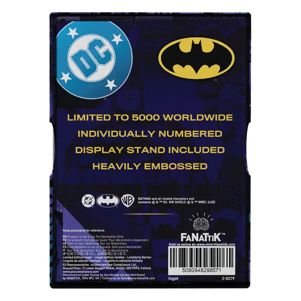 DC Comics Ingot Batman Detective Comics #9 Limited Edition product photo