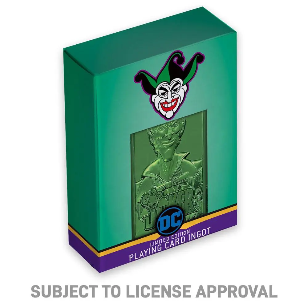 DC Comics Ingot The Joker Playing Card Limited Edition product photo