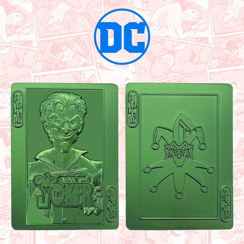 DC Comics Ingot The Joker Playing Card Limited Edition product photo