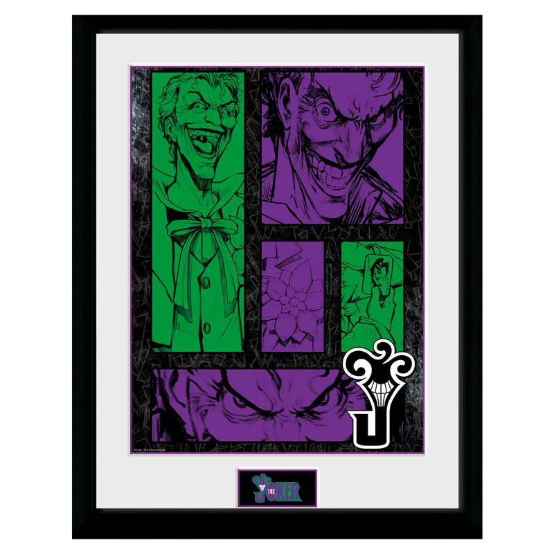 DC Comics Joker Panels Framed Photo product photo