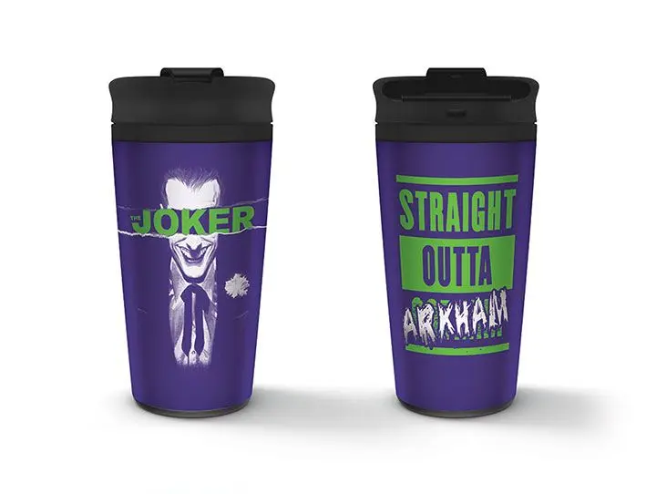 DC Comics Travel Mug Joker Straight Outta Gotham product photo