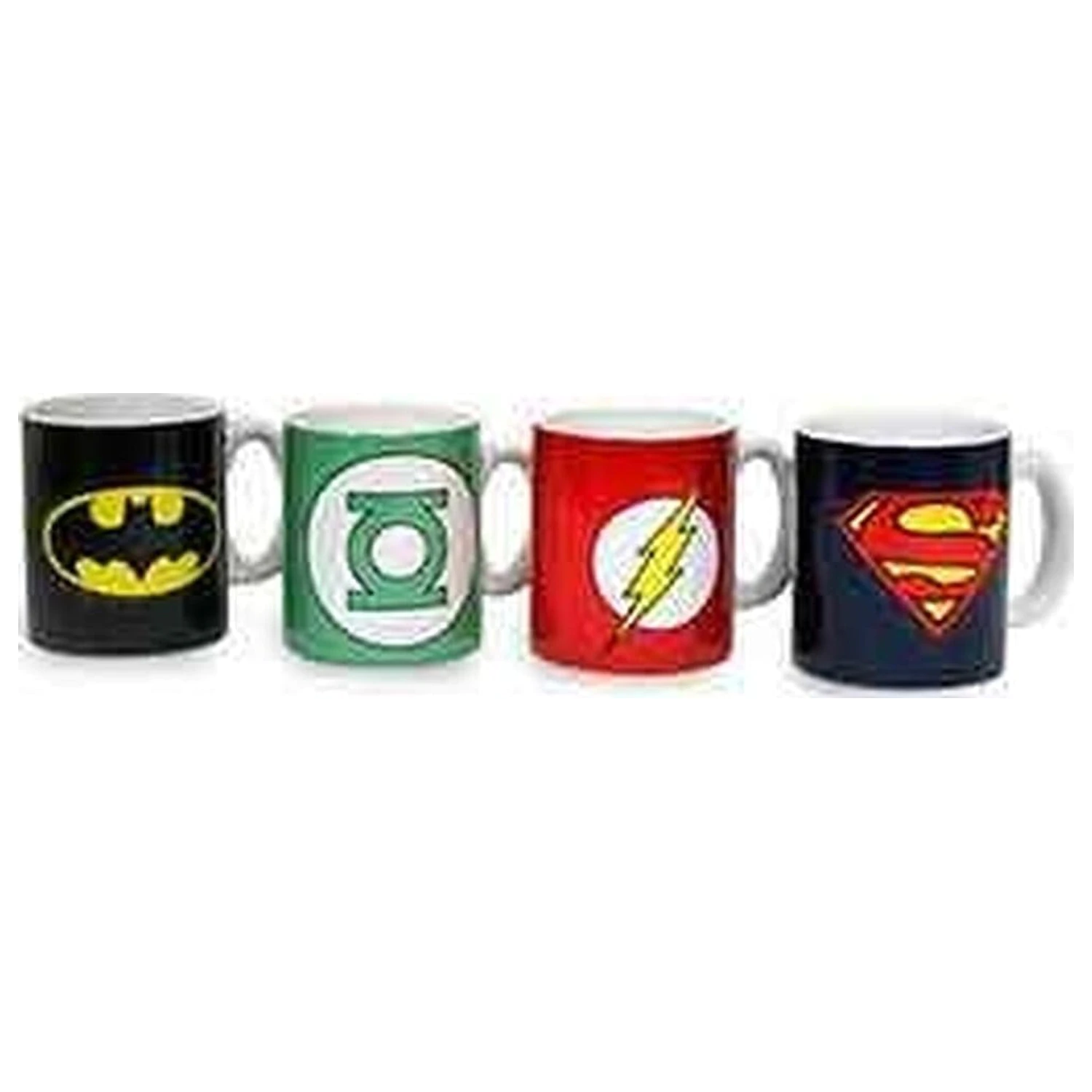DC Comics Ceramic Mini Coffee Mugs Logos 8 cm Set  product photo