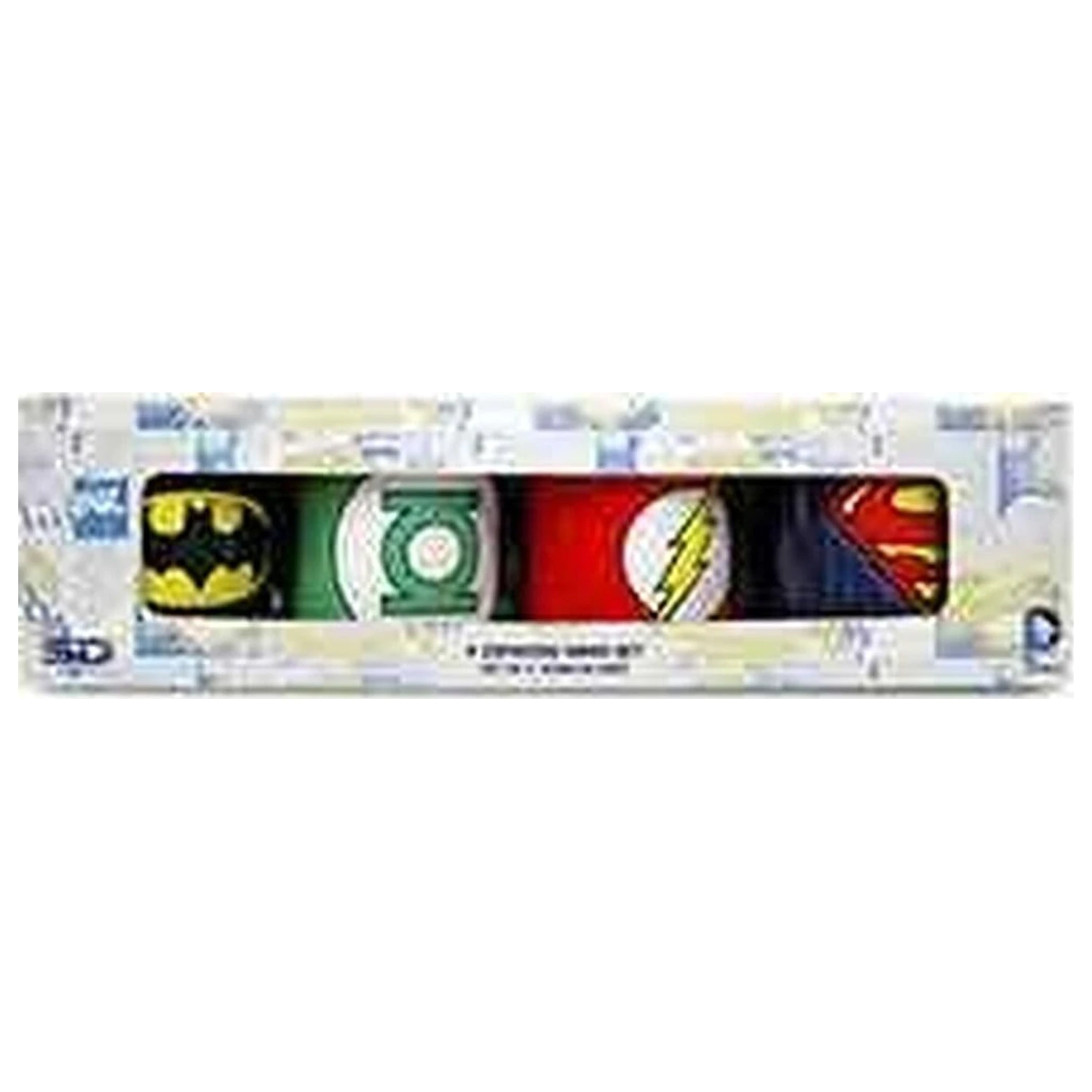DC Comics Ceramic Mini Coffee Mugs Logos 8 cm Set  product photo