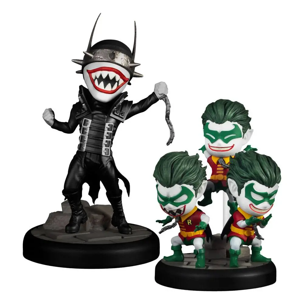 DC Comics Mini Egg Attack Figure 2-Pack Dark Nights: Metal The Batman Who Laughs &amp; Robin Minions 8 cm product photo