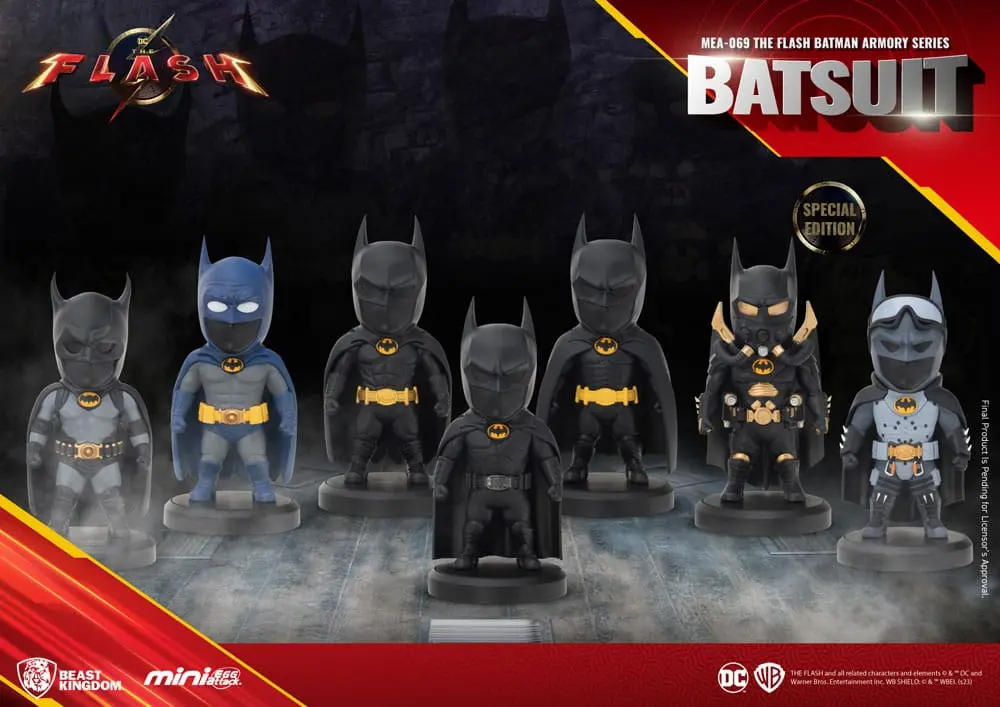 DC Comics Mini Egg Attack Figure 6-Pack + 1 The Flash Series Batman Armory Blind Box Set 8 cm product photo