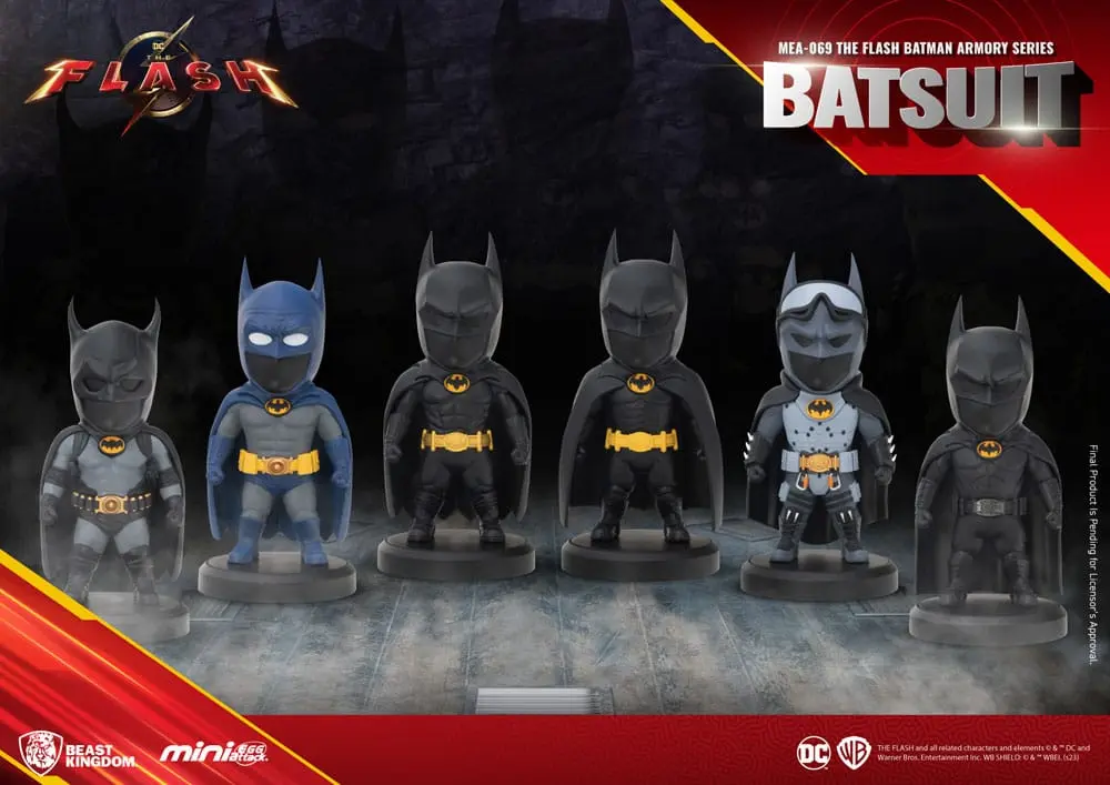 DC Comics Mini Egg Attack Figure 6-Pack + 1 The Flash Series Batman Armory Blind Box Set 8 cm product photo