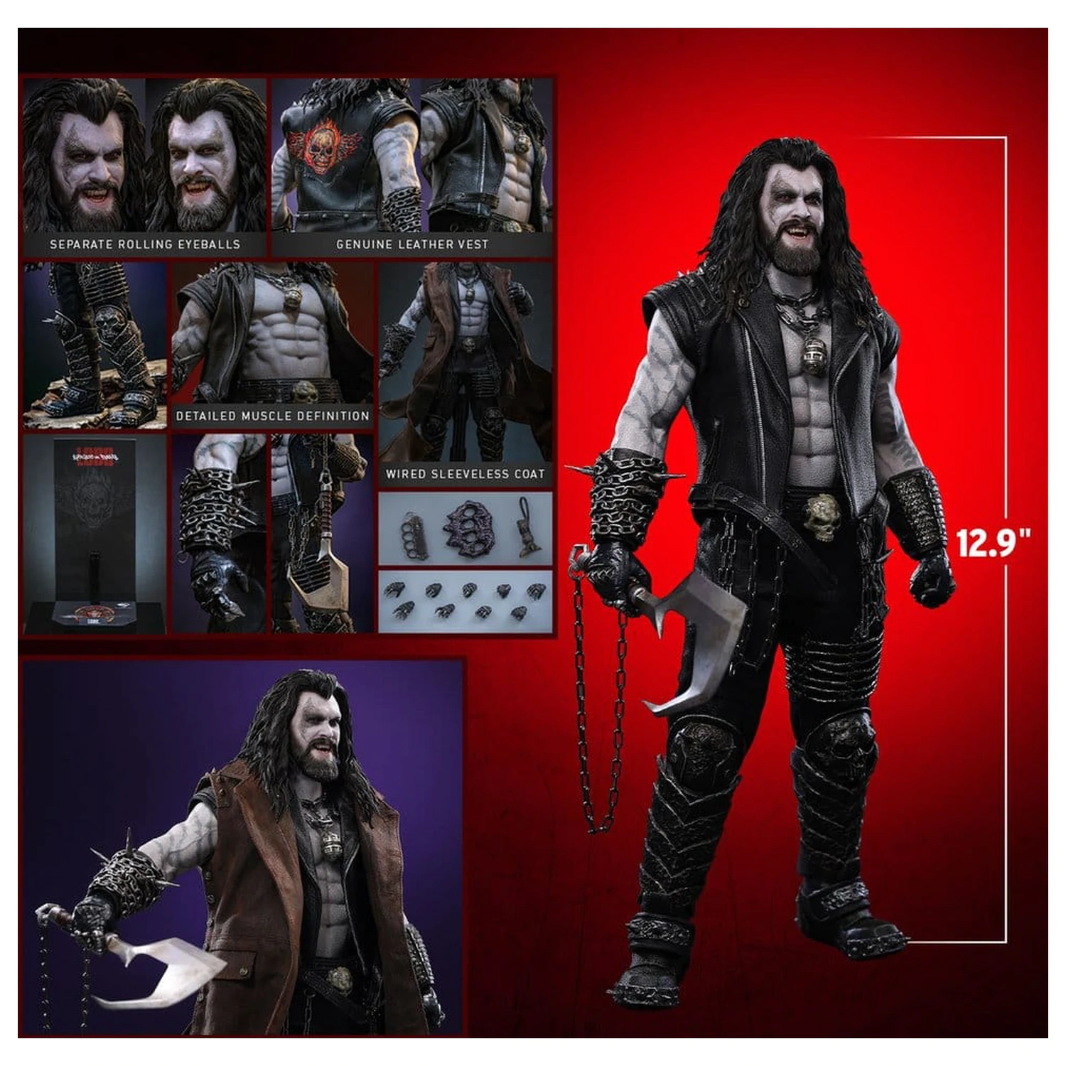 DC Comics Movie Masterpiece Action Figure 1/6 Lobo 33 cm product photo
