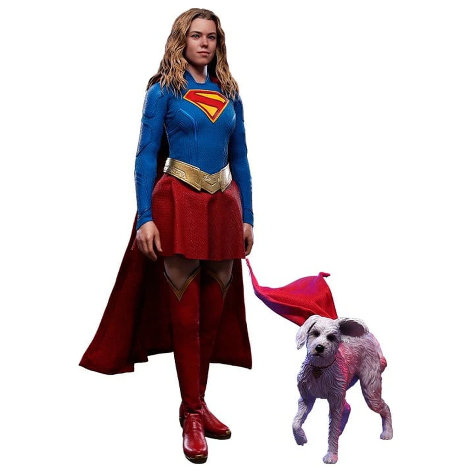 DC Comics Movie Masterpiece Action Figure Set Supergirl & Krypto 28 cm product photo
