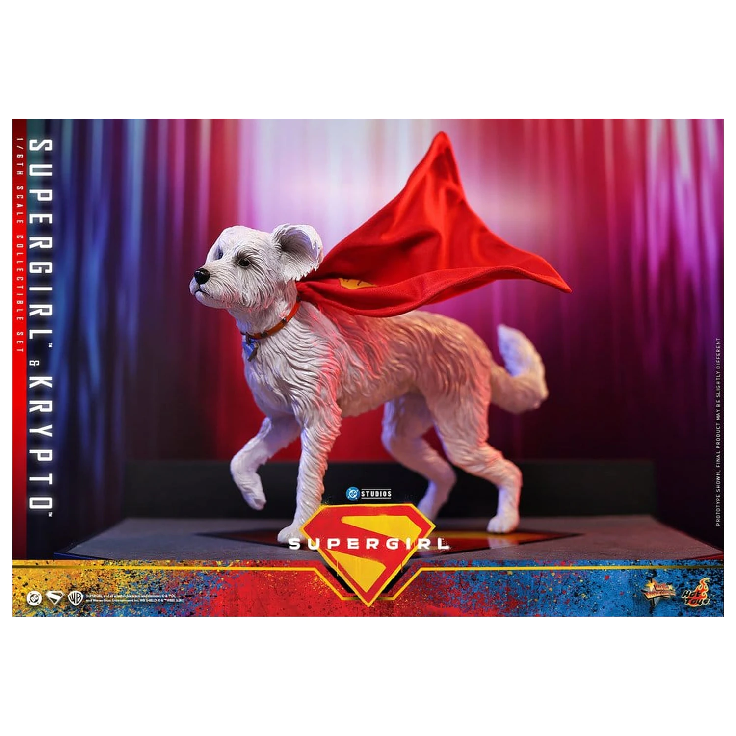 DC Comics Movie Masterpiece Action Figure Set Supergirl & Krypto 28 cm product photo