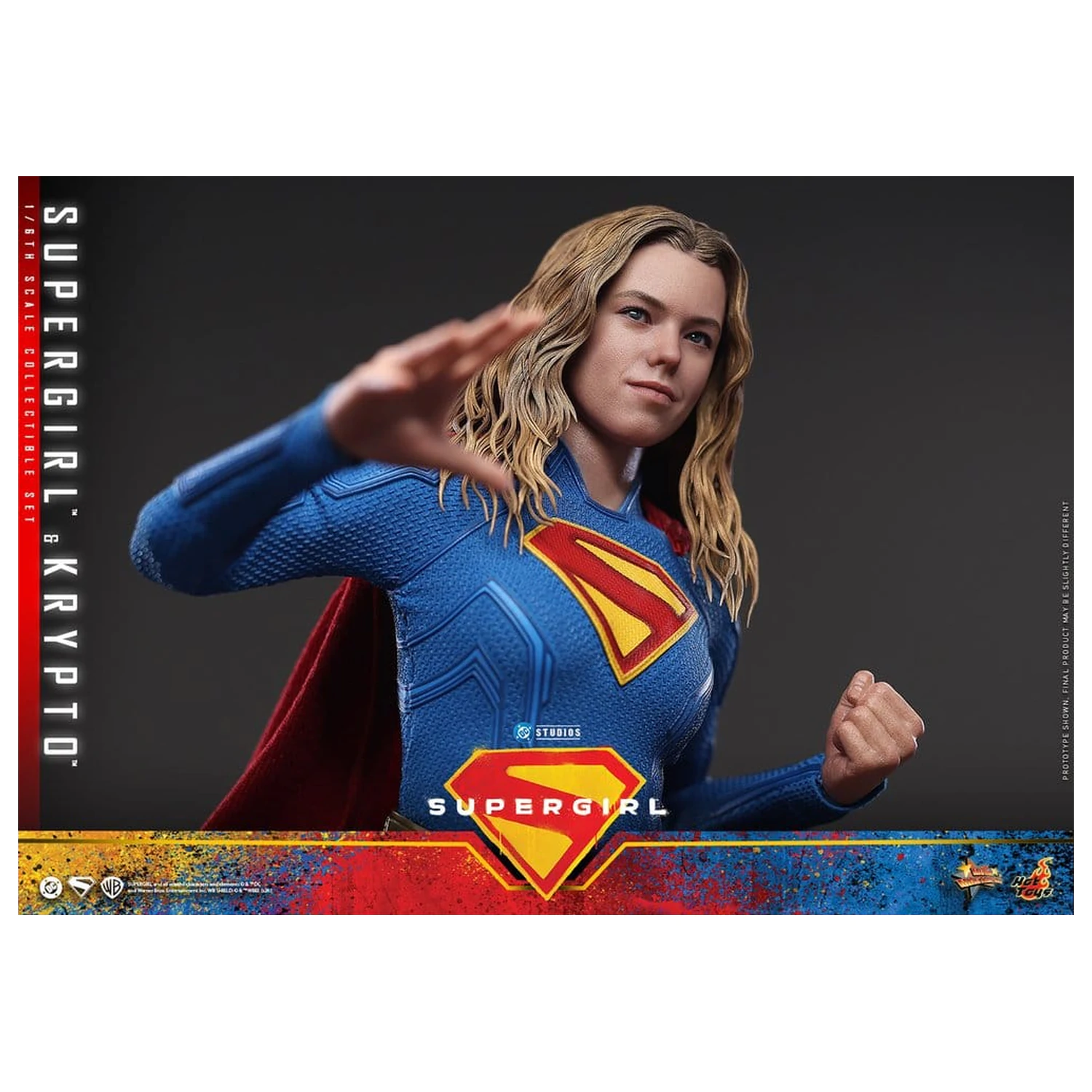 DC Comics Movie Masterpiece Action Figure Set Supergirl & Krypto 28 cm product photo