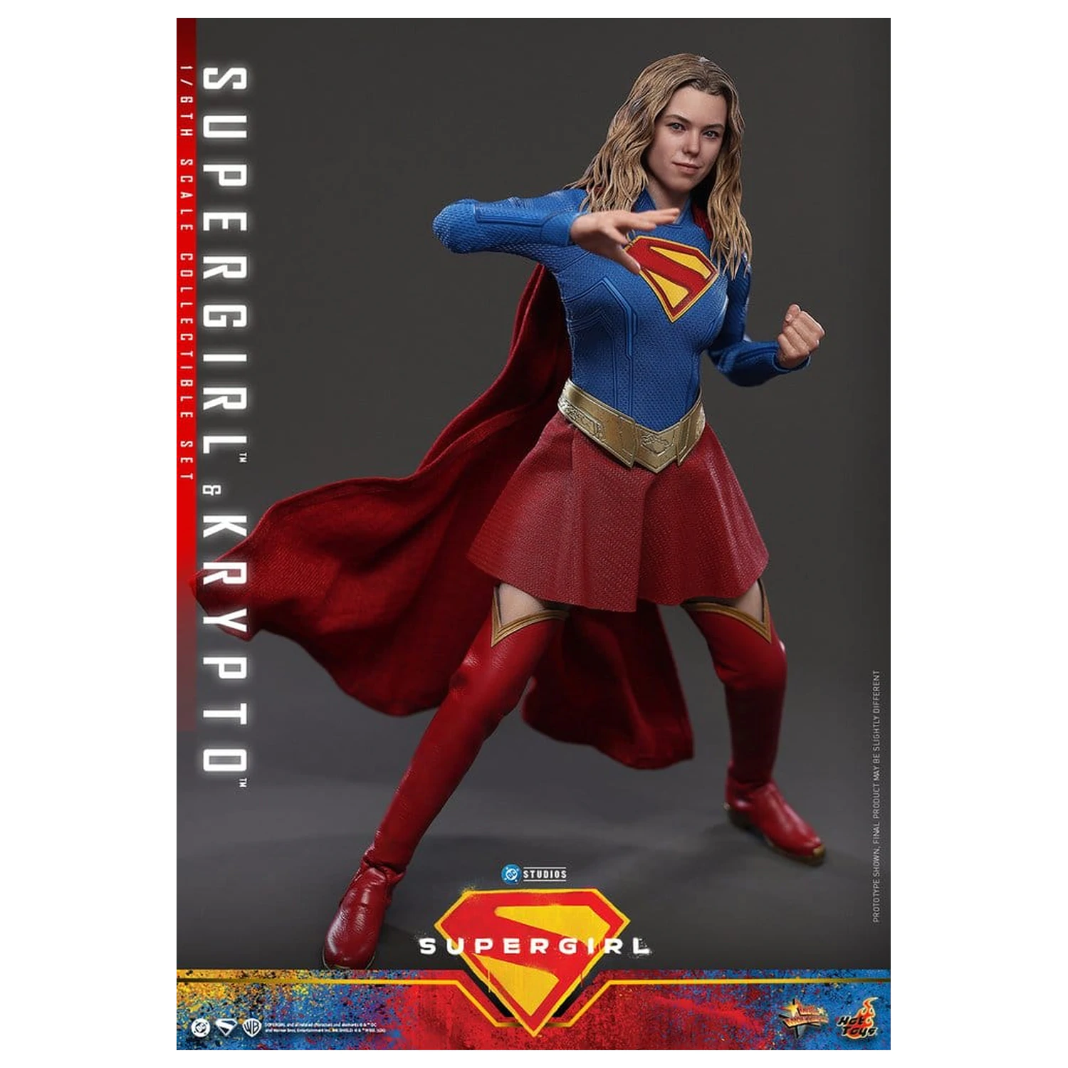 DC Comics Movie Masterpiece Action Figure Set Supergirl & Krypto 28 cm product photo