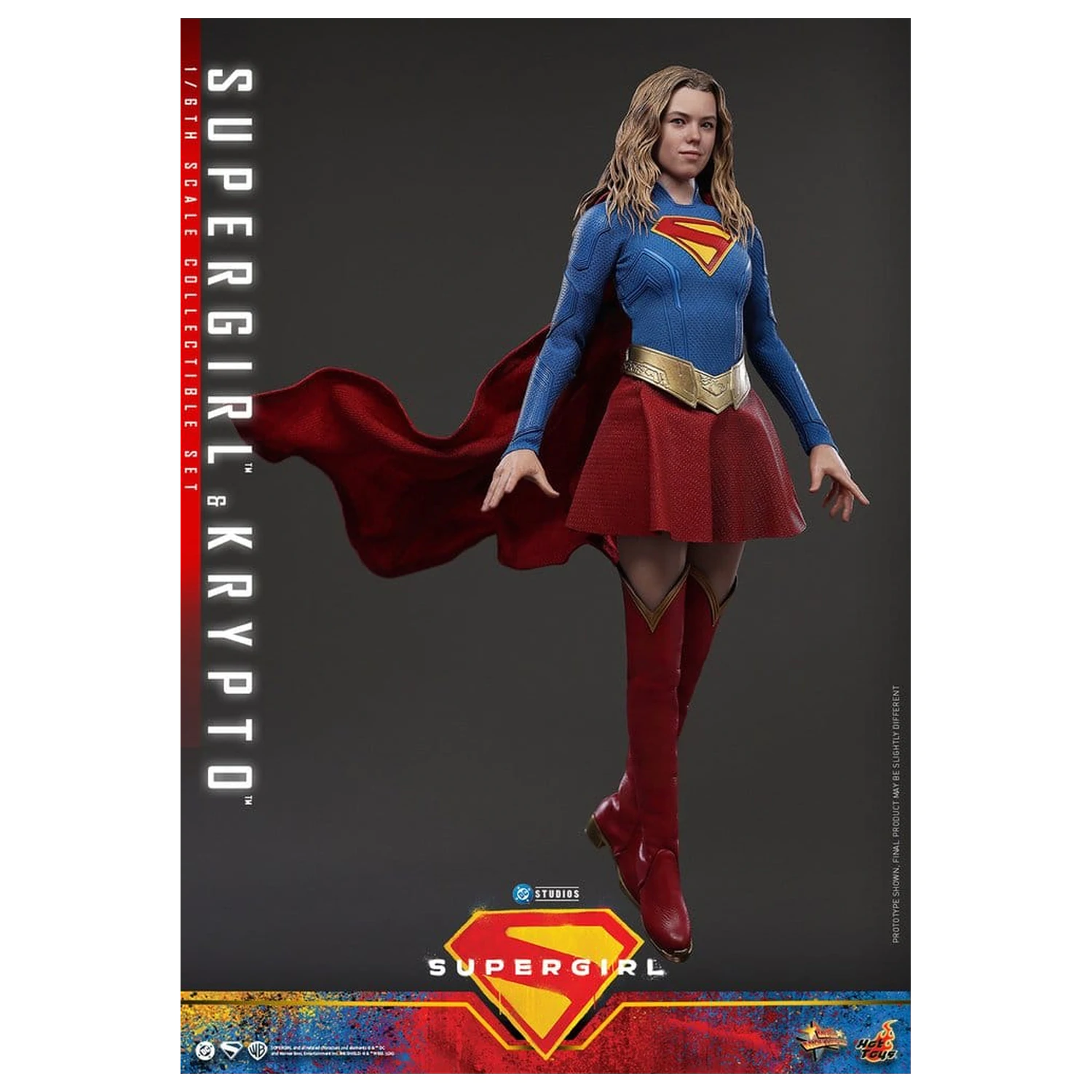 DC Comics Movie Masterpiece Action Figure Set Supergirl & Krypto 28 cm product photo