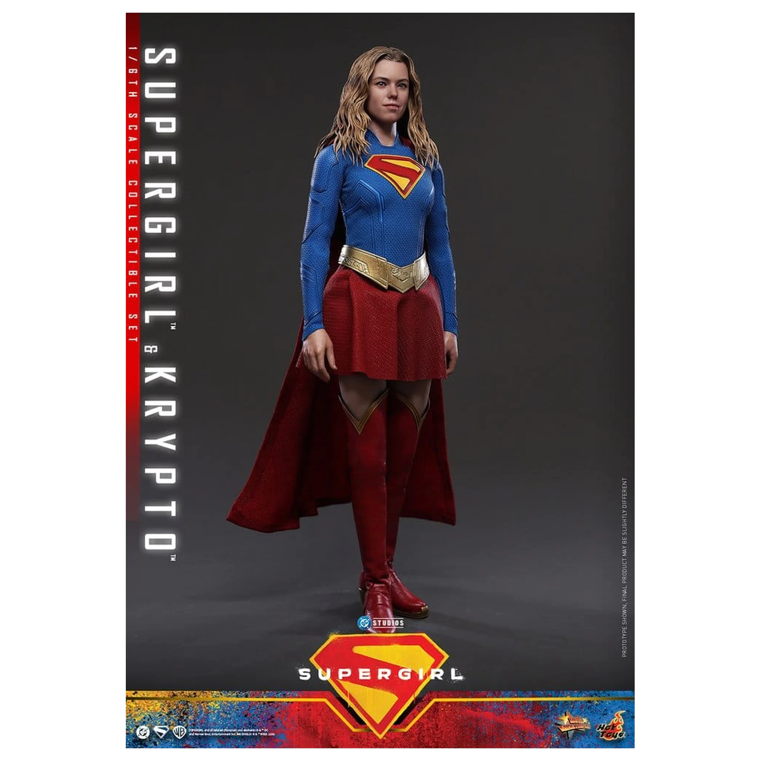 DC Comics Movie Masterpiece Action Figure Set Supergirl & Krypto 28 cm product photo