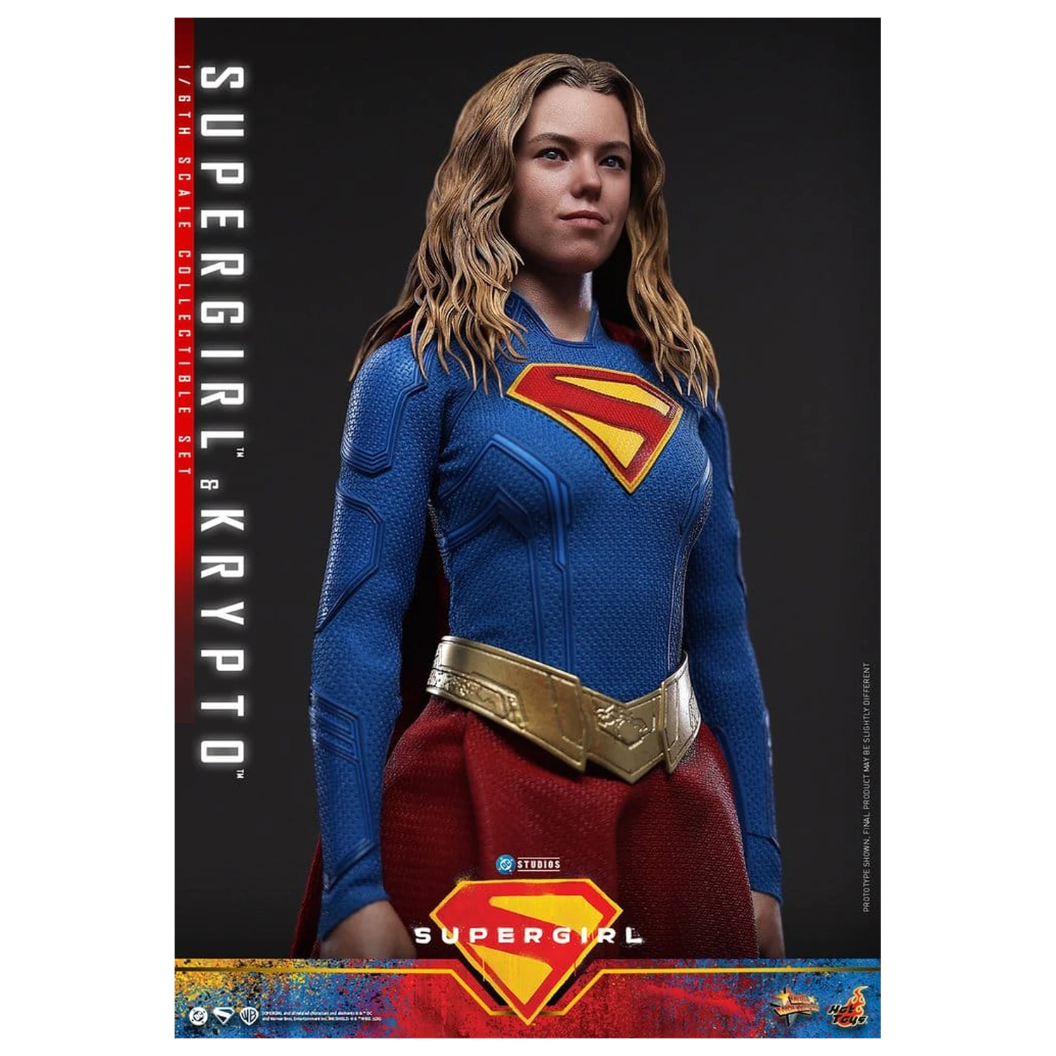 DC Comics Movie Masterpiece Action Figure Set Supergirl & Krypto 28 cm product photo