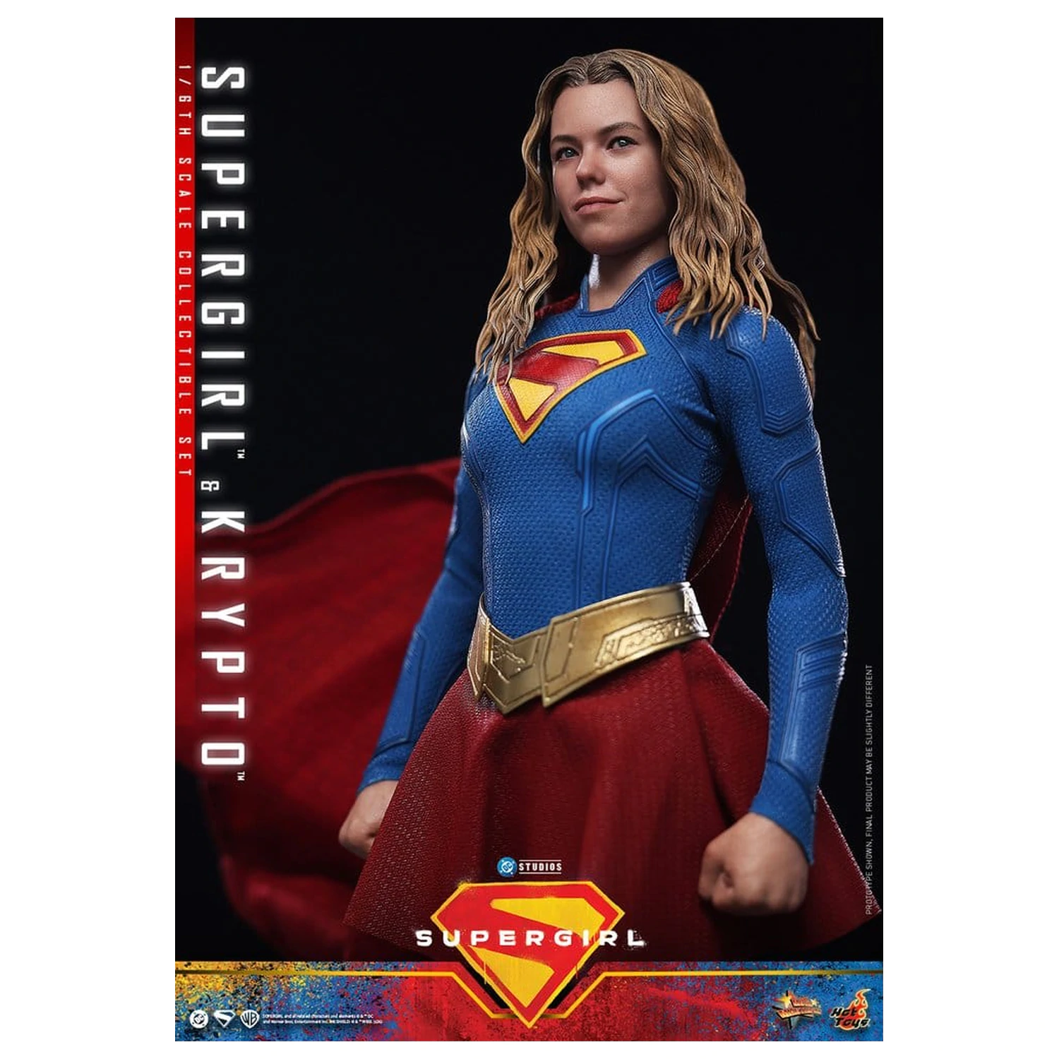 DC Comics Movie Masterpiece Action Figure Set Supergirl & Krypto 28 cm product photo