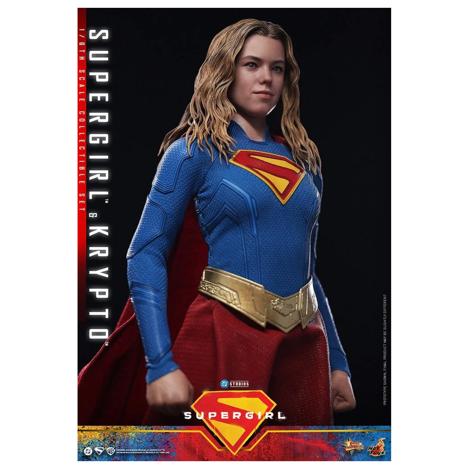 DC Comics Movie Masterpiece Action Figure Set Supergirl & Krypto 28 cm product photo