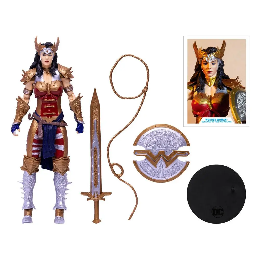 DC Multiverse Action Figure Wonder Woman Designed by Todd McFarlane (Gold Label) 18 cm product photo