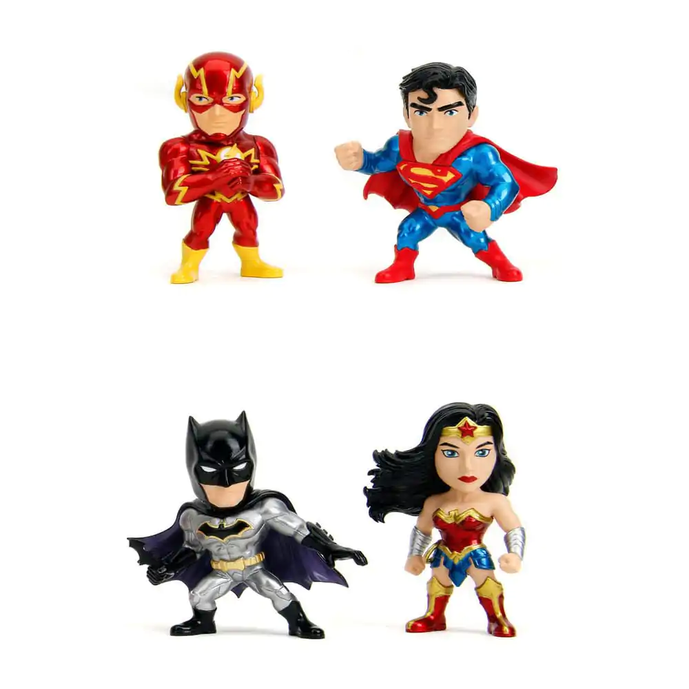 DC Comics Nano Metalfigs Diecast Mini Figures 4-Pack Wave 1 4 cm termékfotó