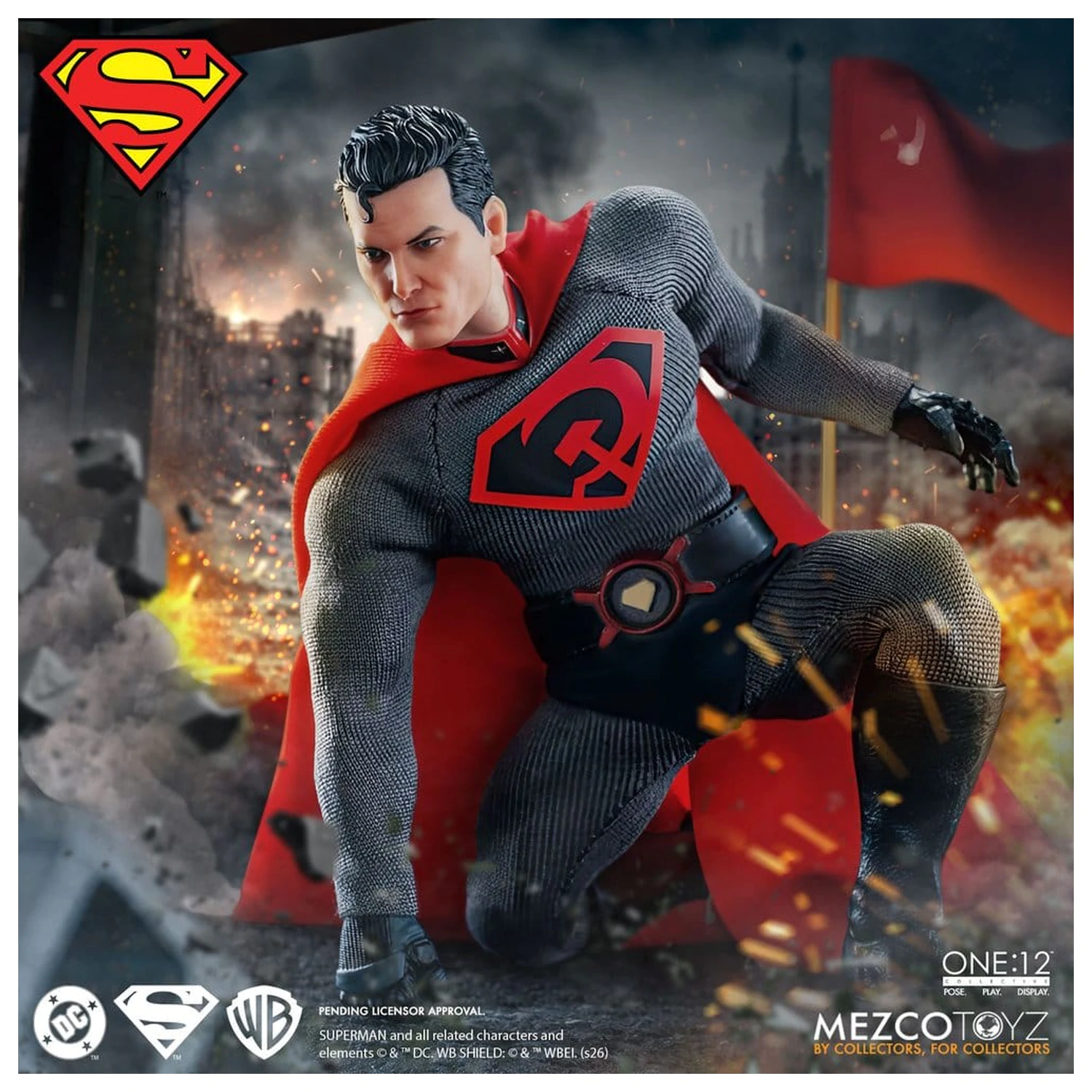 DC Comics One:12 Collective Action Figure 1/12 Superman: Red Son 17 cm product photo