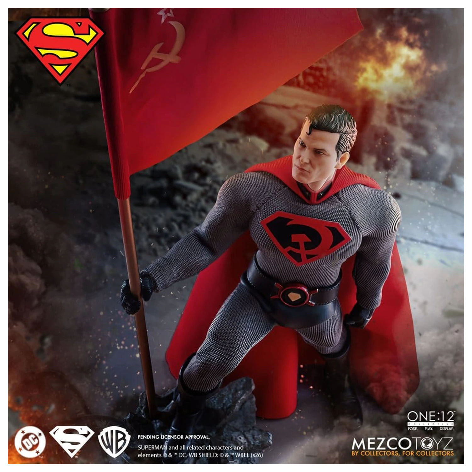 DC Comics One:12 Collective Action Figure 1/12 Superman: Red Son 17 cm product photo