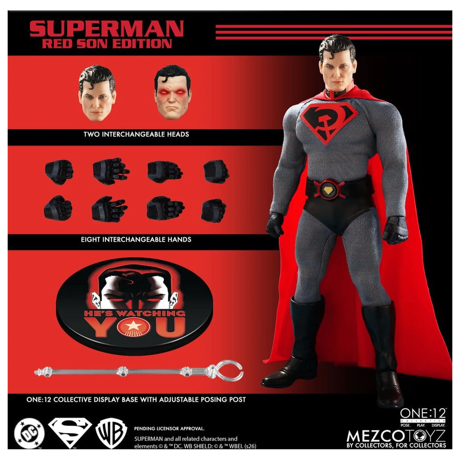 DC Comics One:12 Collective Action Figure 1/12 Superman: Red Son 17 cm product photo