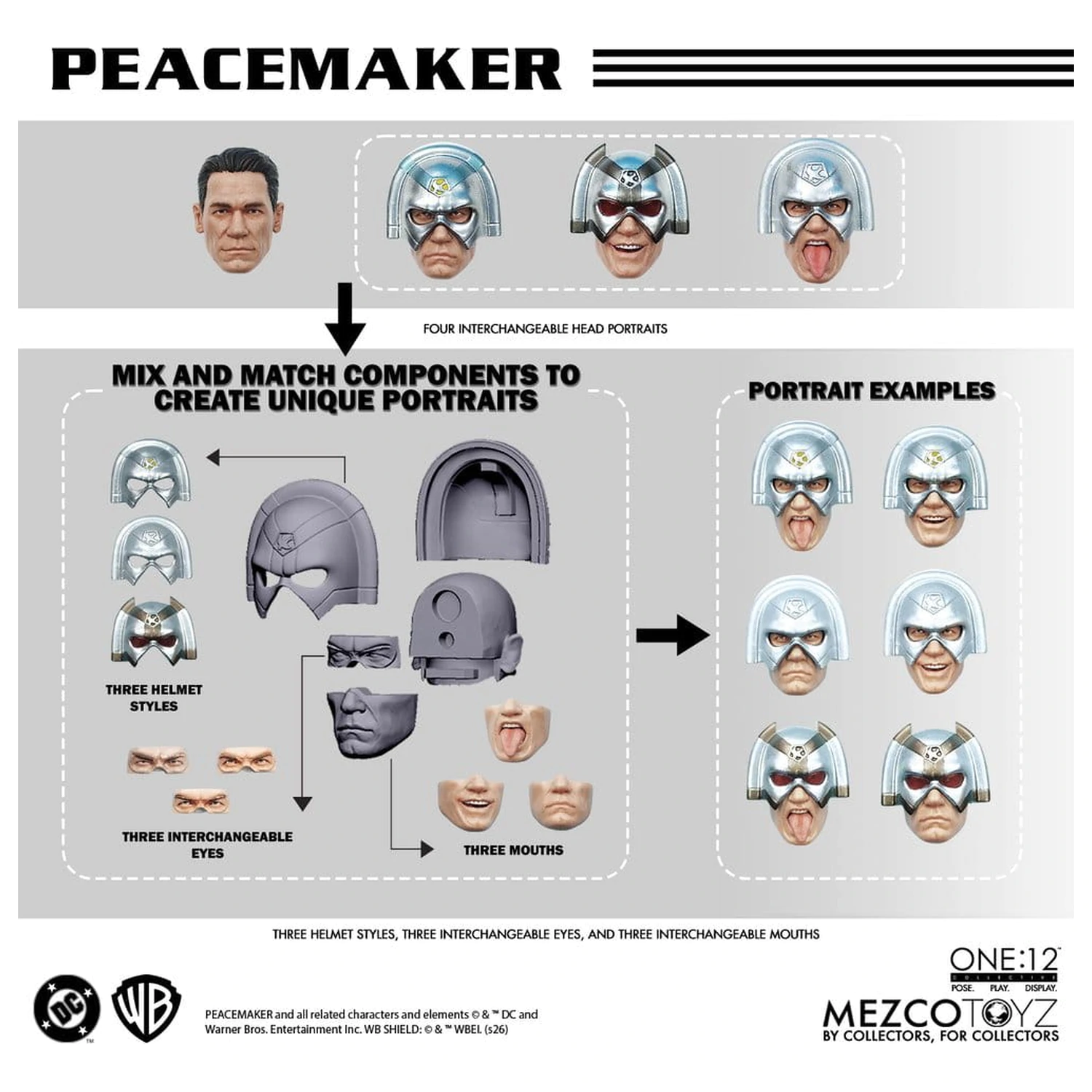 DC Comics One:12 Collective Action Figure 1/12 Peacemaker 17 cm product photo