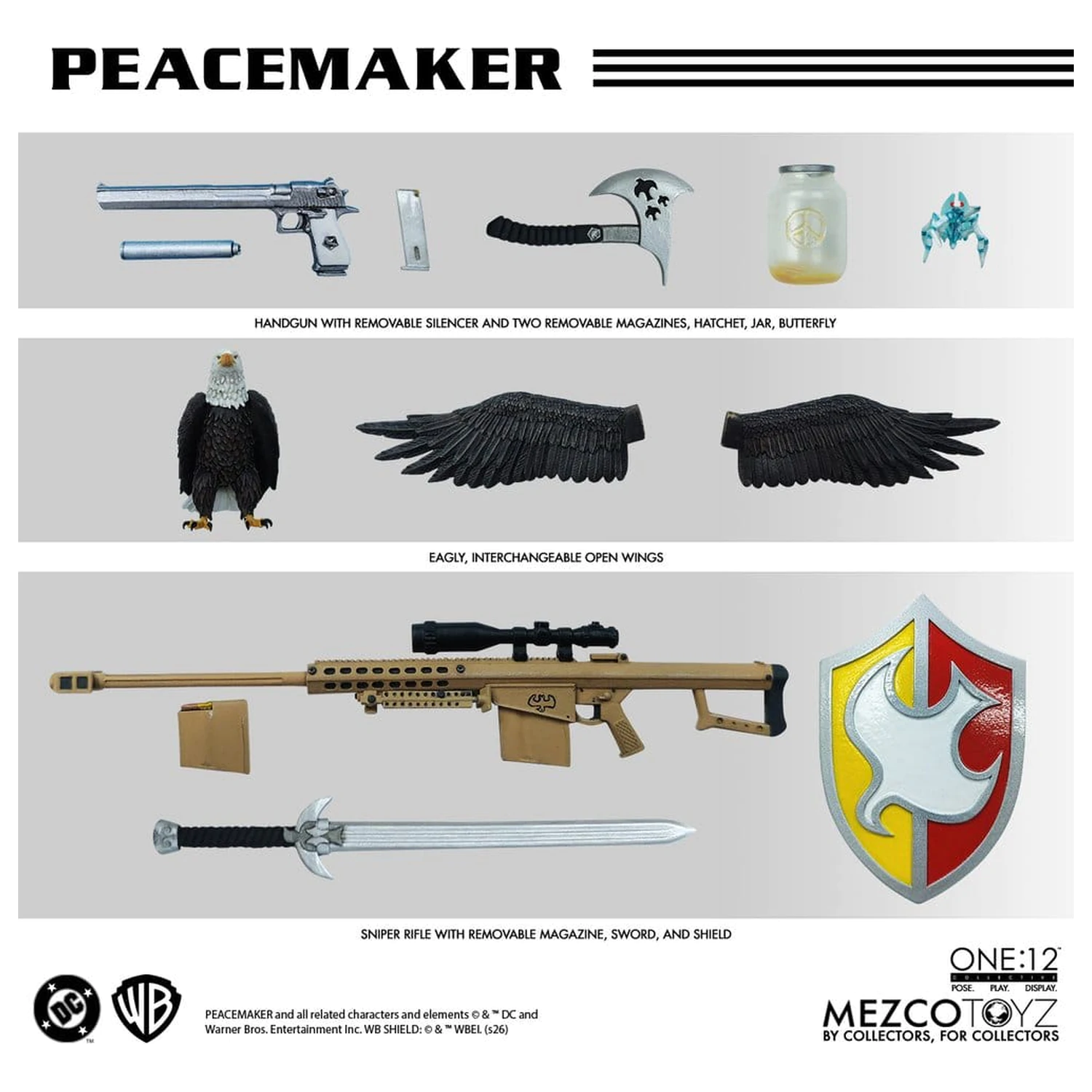 DC Comics One:12 Collective Action Figure 1/12 Peacemaker 17 cm product photo