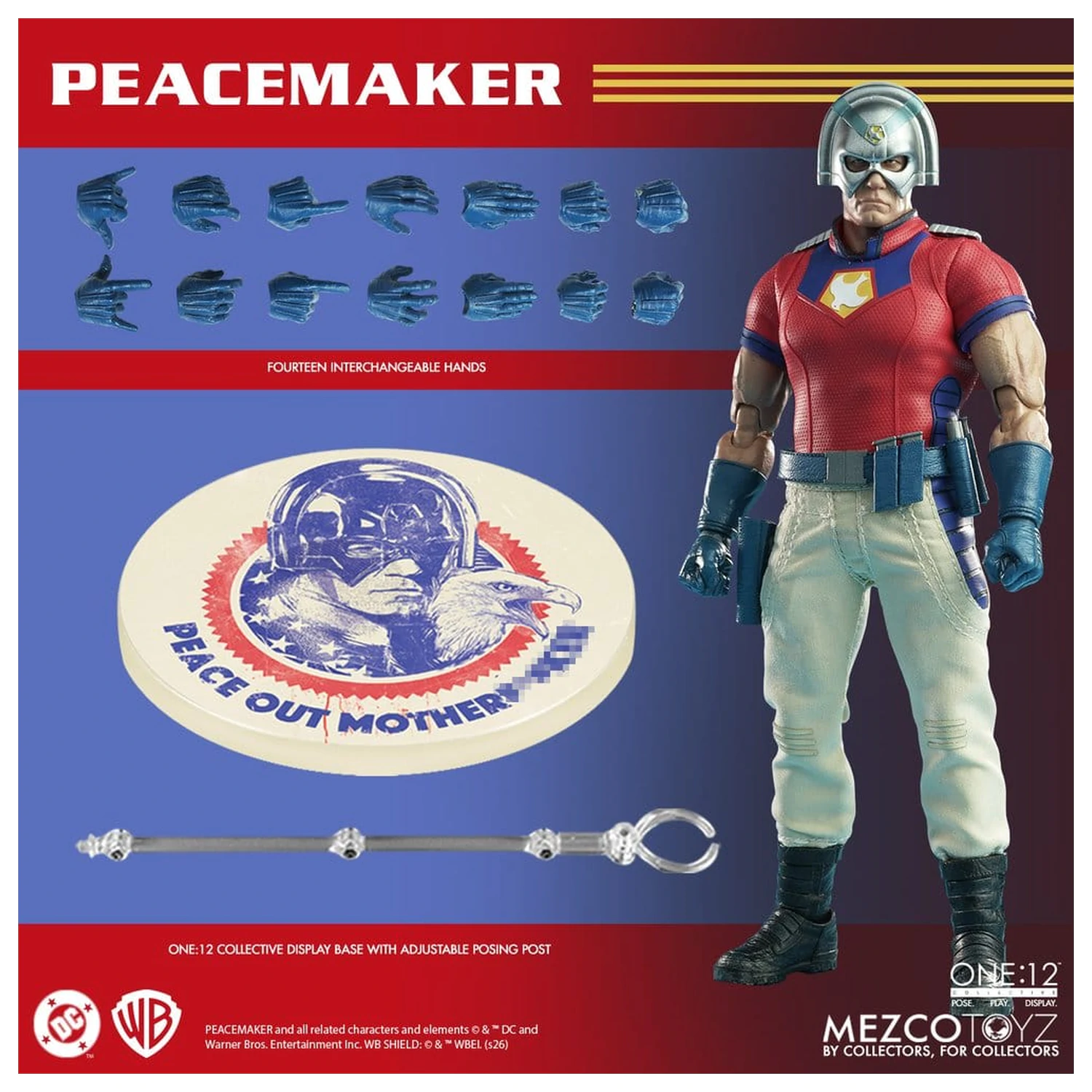 DC Comics One:12 Collective Action Figure 1/12 Peacemaker 17 cm product photo