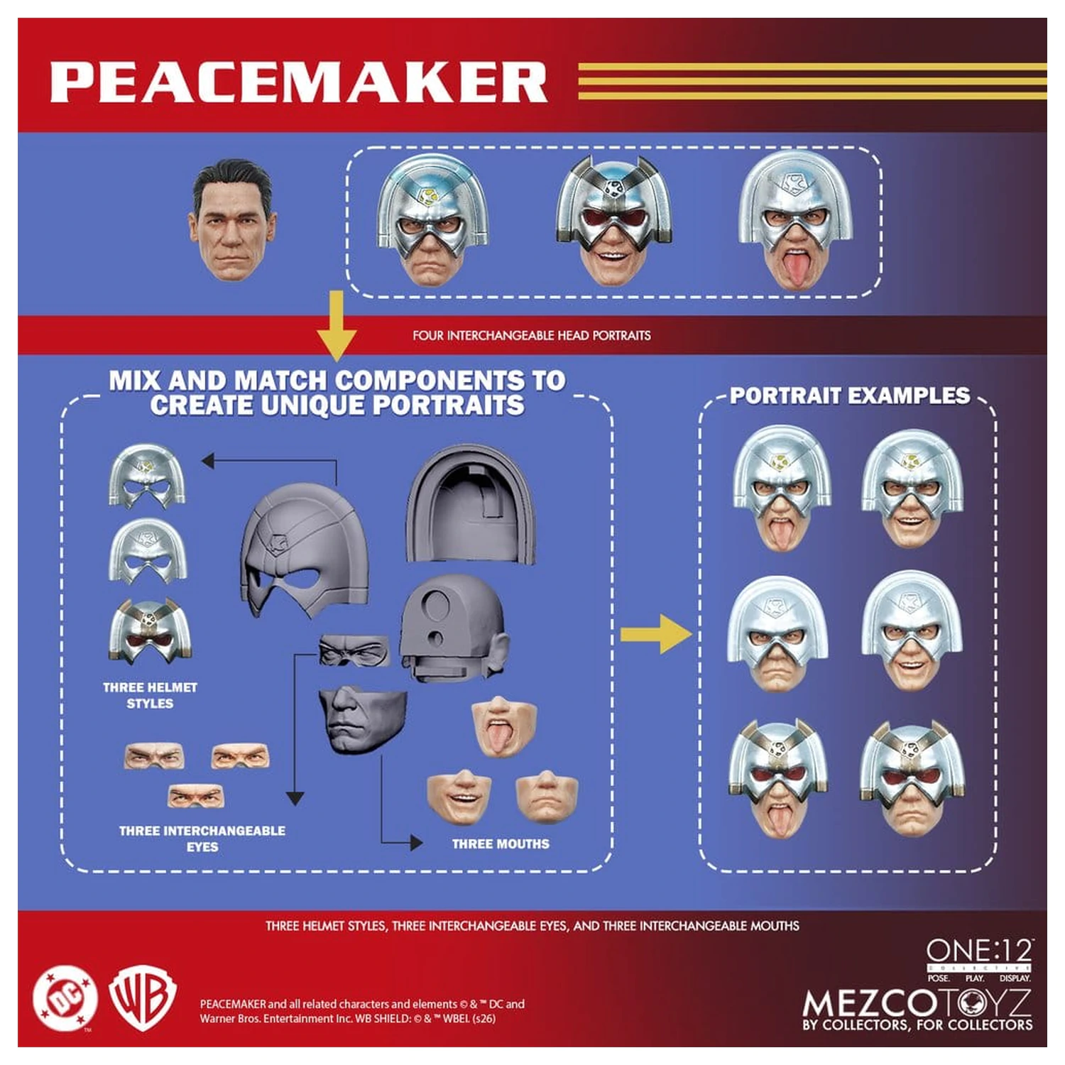 DC Comics One:12 Collective Action Figure 1/12 Peacemaker 17 cm product photo