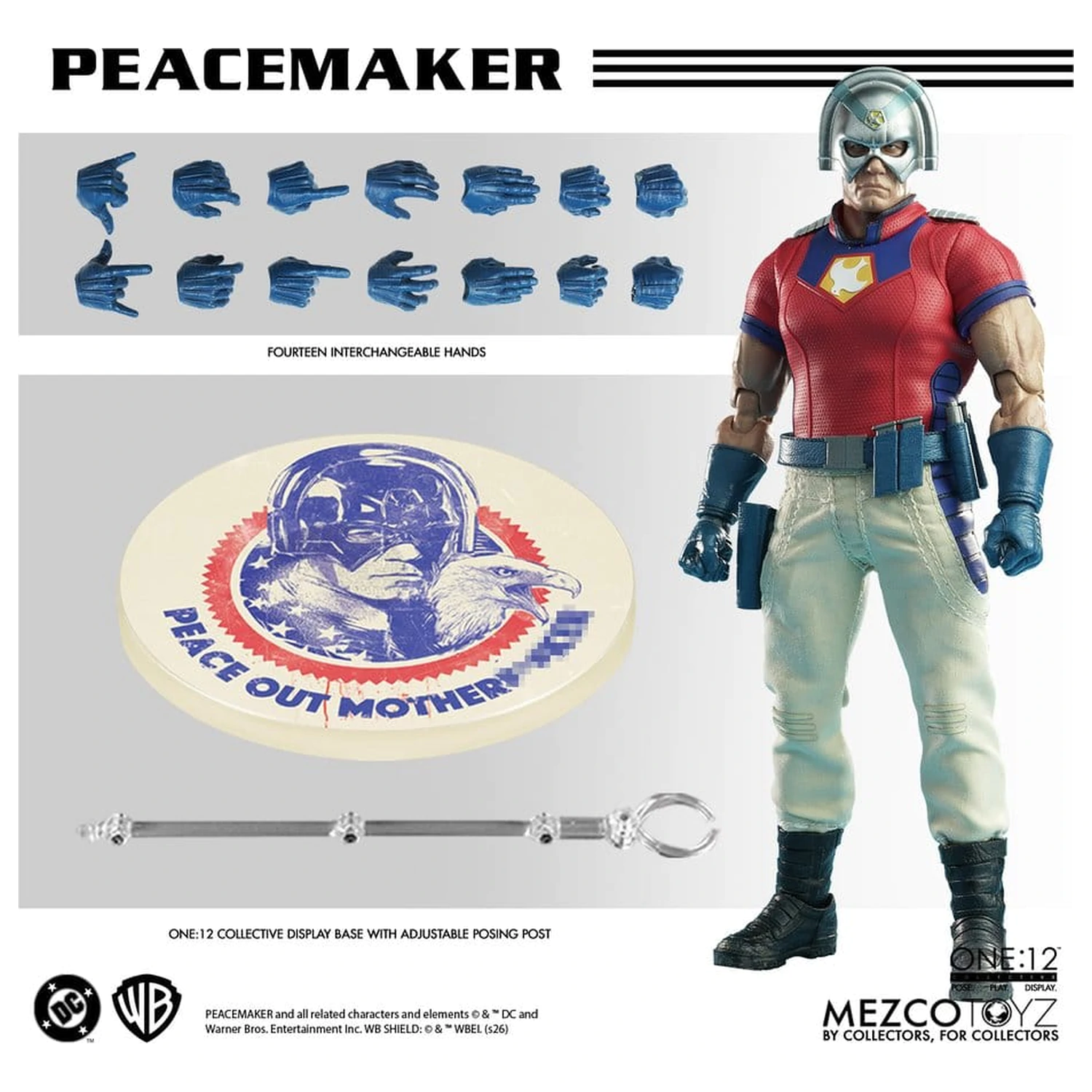 DC Comics One:12 Collective Action Figure 1/12 Peacemaker 17 cm product photo