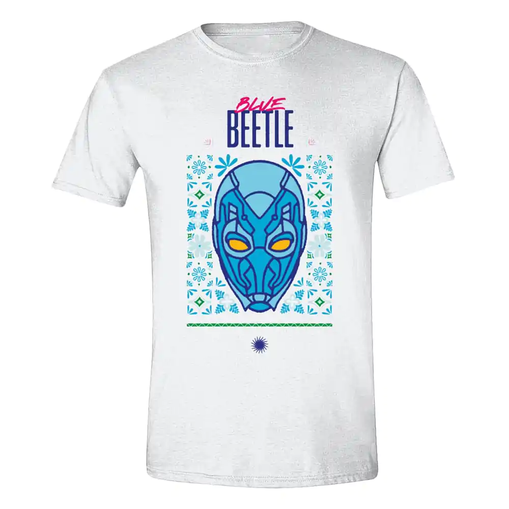 DC Comics T-Shirt Blue Beetle Helmet product photo
