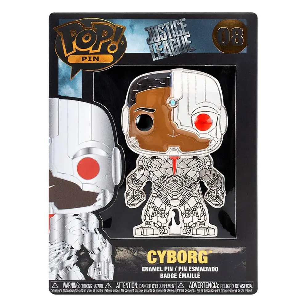 DC Comics POP! Enamel Pin Cyborg 10 cm product photo