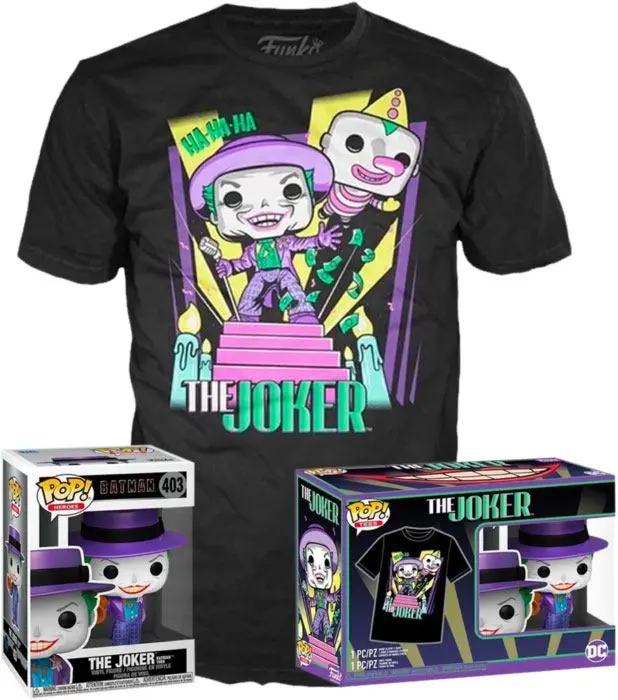 DC Comics Funko POP figure & tee box Batman 89 Joker with Speaker termékfotó