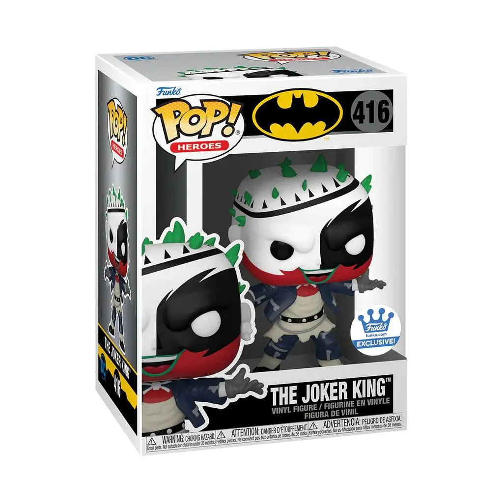 DC Comics POP! Heroes Vinyl Figure The Joker King Exclusive 9 cm product photo