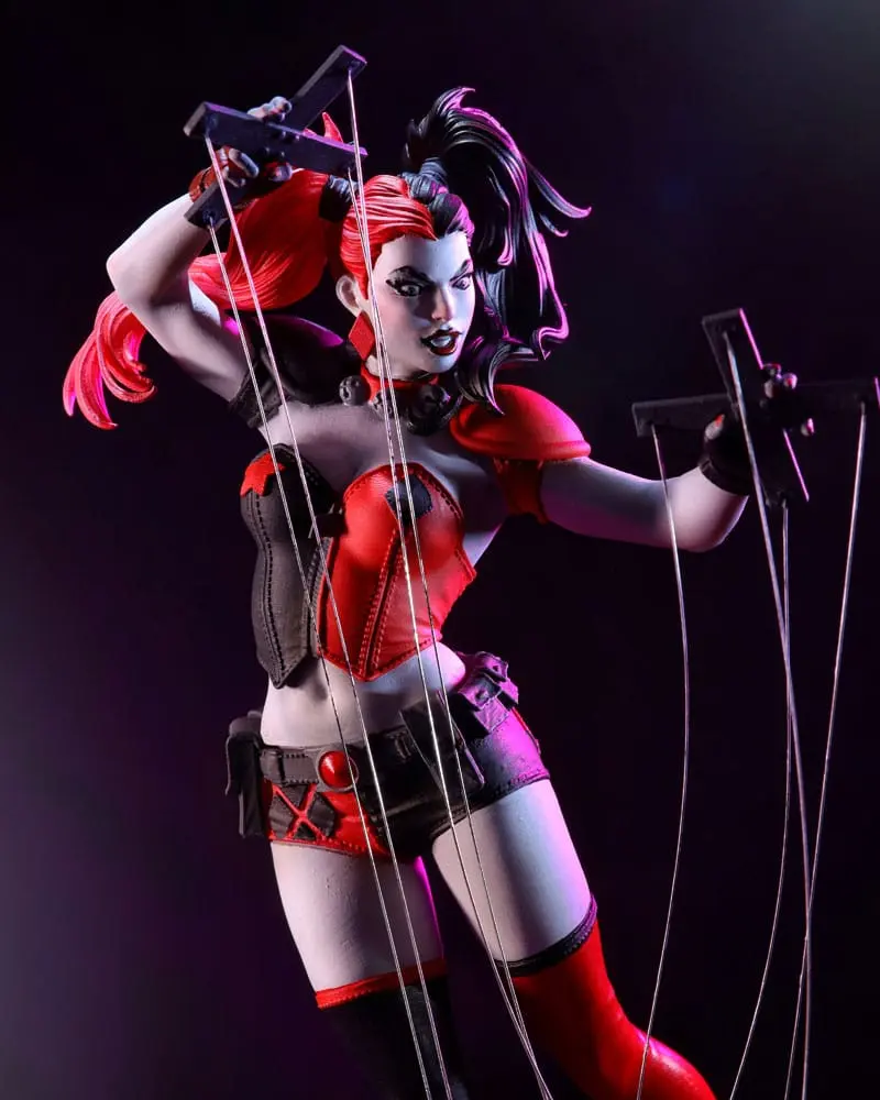 DC Comics Red, White &amp; Black Statue 1/10 Harley Quinn by Emanuela Lupacchino 18 cm product photo