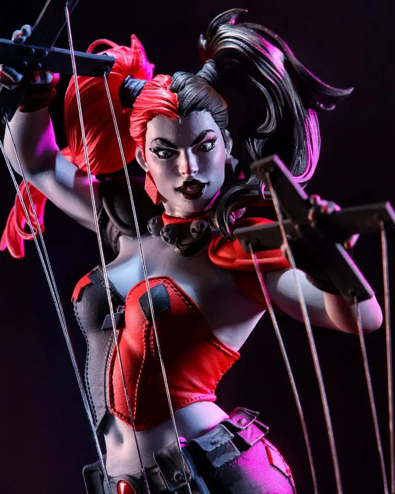 DC Comics Red, White &amp; Black Statue 1/10 Harley Quinn by Emanuela Lupacchino 18 cm product photo