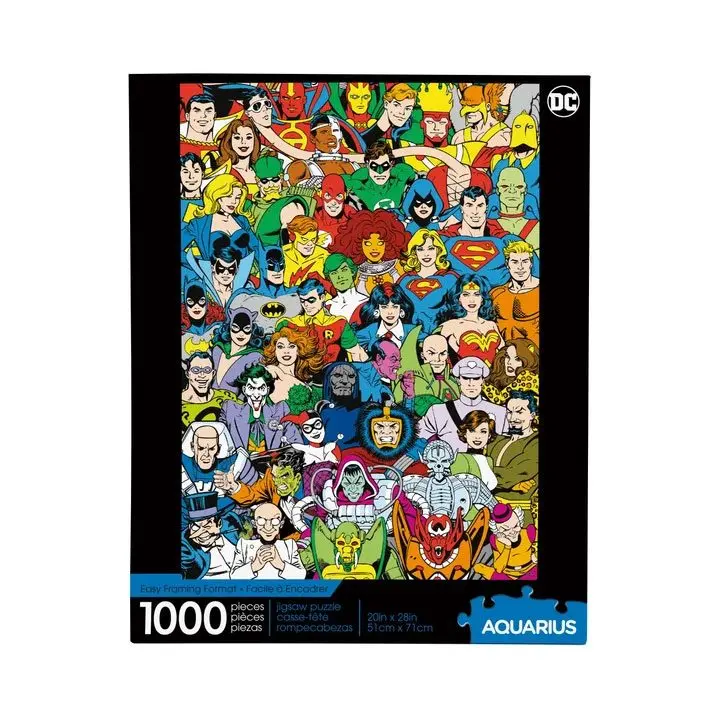 DC Comics Jigsaw Puzzle Retro Cast (1000 pieces) product photo