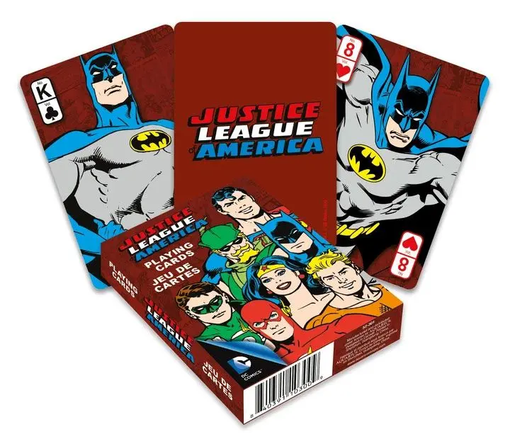 DC Comics Playing Cards Retro Justice League product photo