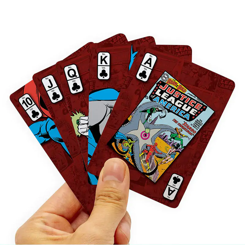 DC Comics Playing Cards Retro Justice League product photo