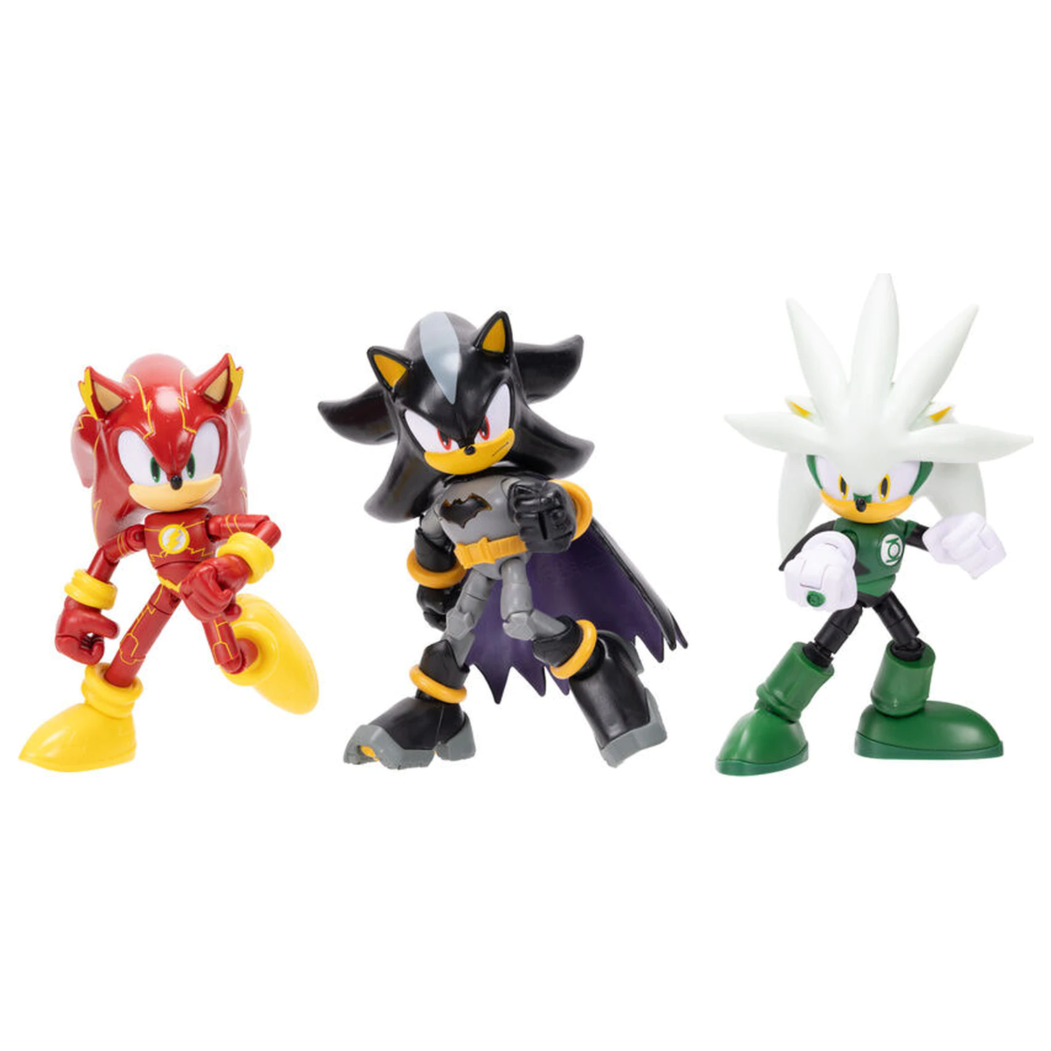 DC Comics Sonic The Hedgehog pack 4 figures 12cm product photo