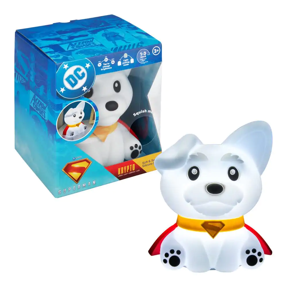 DC Comics Squishy Glo Silicon Light Superman Krypto 17 cm product photo