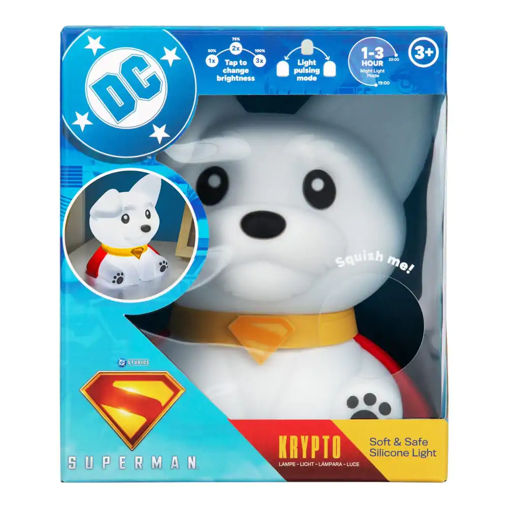 DC Comics Squishy Glo Silicon Light Superman Krypto 17 cm product photo