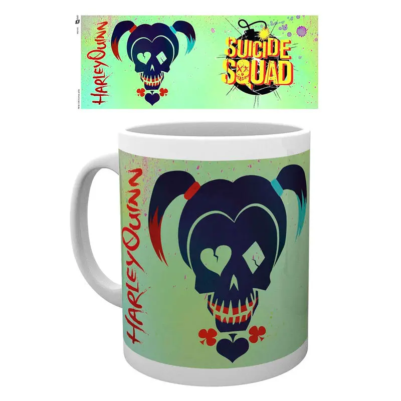 DC Comics Suicide Squad Harley Quinn Skull mug product photo