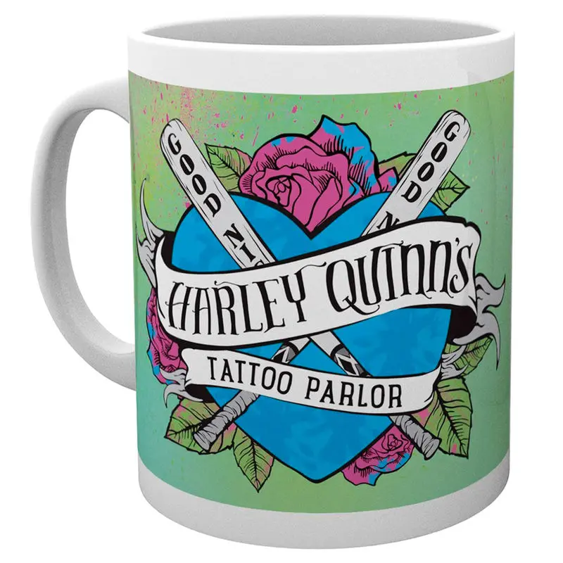 DC Comics Suicide Squad Harley Quinn Tattoo Parlou mug product photo