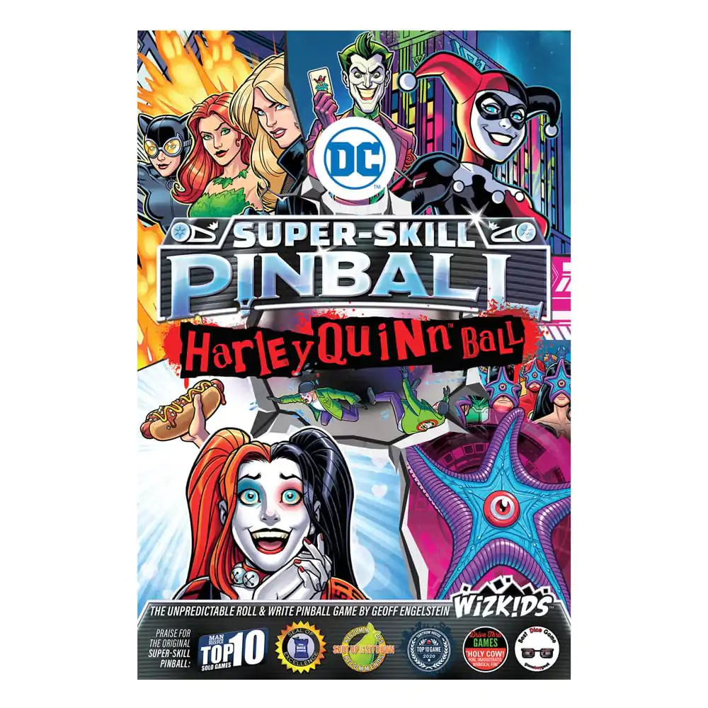 DC Comics Super-Skill Pinball: Harley Quinn Ball Board Game *English Version* product photo
