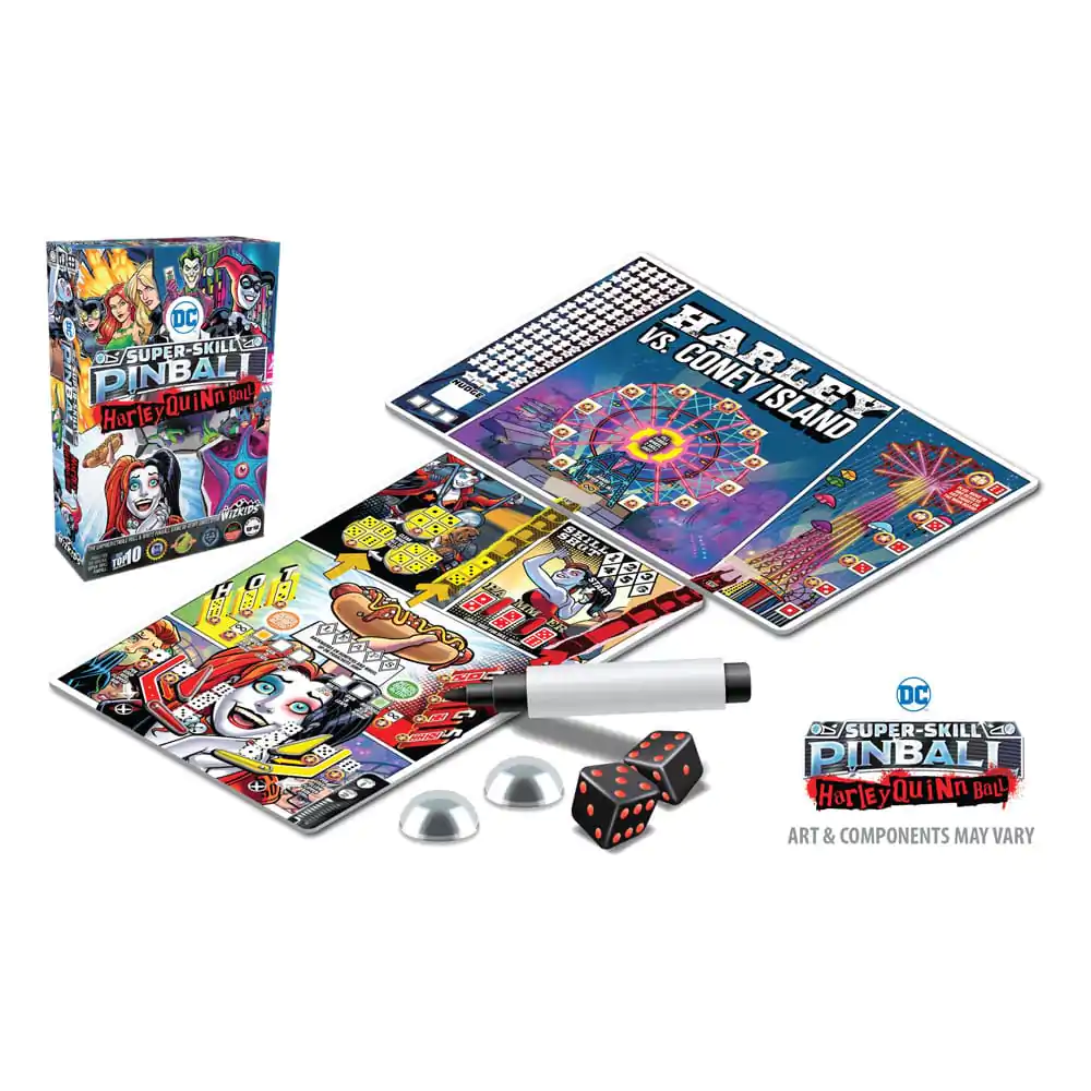 DC Comics Super-Skill Pinball: Harley Quinn Ball Board Game *English Version* product photo