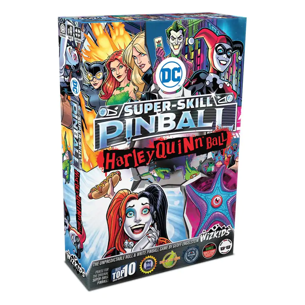 DC Comics Super-Skill Pinball: Harley Quinn Ball Board Game *English Version* product photo